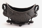 Sowerby Jet Glass, opaque black