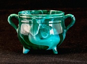 Sowerby Green Malachite Glass dark green