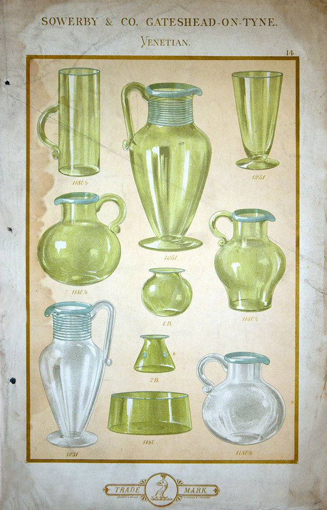 Sowerby Venetian Glass Jug