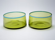 Pair of Sowerby Venetian bowls